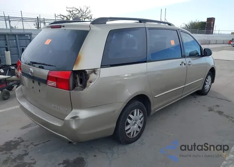 2005 Toyota Sienna Ce z USA, uszkodzony, nr VIN 5TDZA23C45S387193